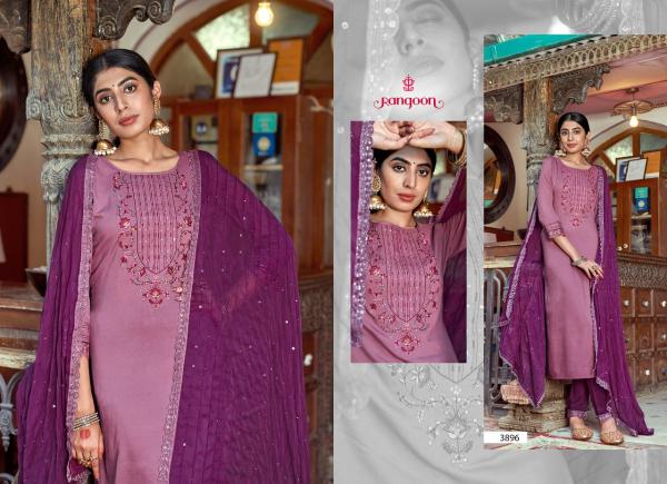 Rangoon Hi Five Silk Work Designer Readymade Suit